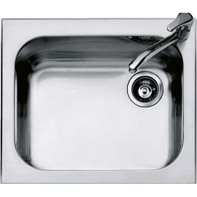 Barazza Lavello una vasca B_SELECT 1IS6060/1 finitura inox satinato da 58.5x50 cm - IN PROMOZIONE FINO AL 6/07