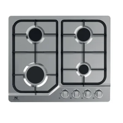Master Kitchen Piano cottura a gas MKHG 6401F E XS finitura acciaio inox da 60 cm
