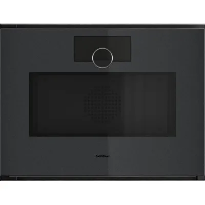 Gaggenau Forno combinato a microonde con cerniera a sinistra da incasso GM251100 finitura Gaggenau Onyx da 60 cm