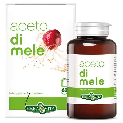 Erba Vita Aceto di Mele Integratore Intestinale 60 Capsule