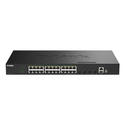 24 PORTS GE POE(30W) + 4 PORTS DGS-1530-28P