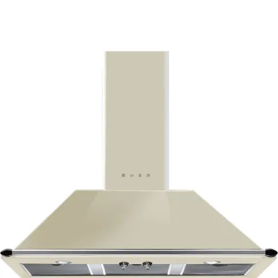 Smeg S Cappa aspirante a parete KT100PE finitura panna da 100 cm