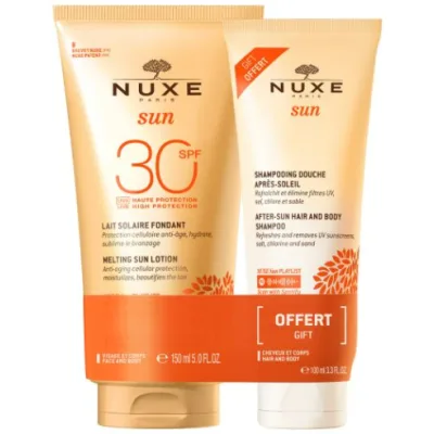 NUXE SUN LATTE SPF30 + SHAMPOO DOCCIA