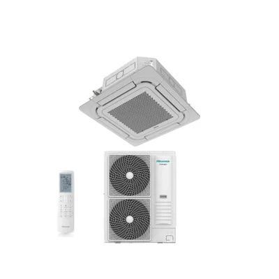 Climatizzatore Condizionatore Hisense A Cassetta AUC175UR4RKC8 Da 60000 Btu Con Pannello e Telecomando incluso Wi-Fi Optional