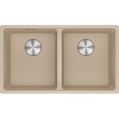 Franke: Lavello due vasche Vasche Sopratop Maris MRG 620-35-35 114.0661.689 finitura fragranite avena da 76x44 cm