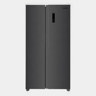 Cromberg Frigorifero side by side a libera installazione HRH 2P 55N BX finitura black inox da 91 cm