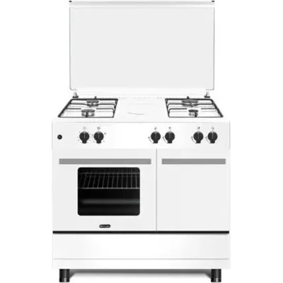 De Longhi Cucina a libera installazione DL964GWB a 4 fuochi e forno a gas finitura bianco da 90 cm