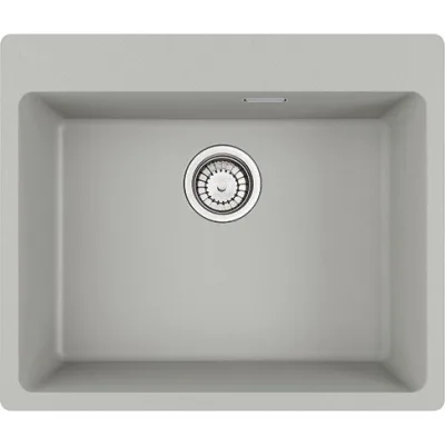 Franke Lavello una vasca Vasche Sopratop Centro MRG 610-54 FTL 114.0661.704 finitura fragranite alluminio da 59x50 cm