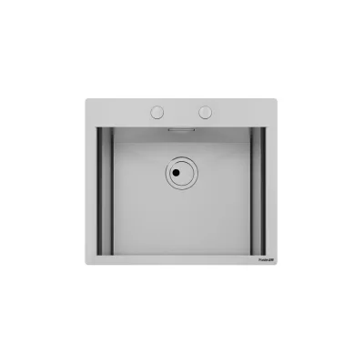 Foster Lavello una vasca 1410 000 finitura acciaio inox da 60x52 cm - IN PROMOZIONE FINO AL 30/06