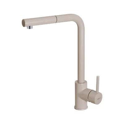 Elleci Miscelatore monocomando con canna girevole e doccetta estraibile TRAIL PLUS MGKTRP51 finitura G51 avena