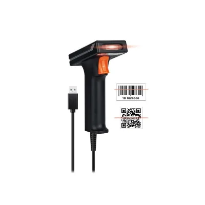 HAMLET BARCODE SCANNER IND 2D/1D/QR  USB HBCS2D120U