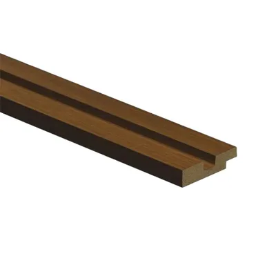 Profilo di chiusura sinistra in duropolimero rovere caldo 50x12x2800mm