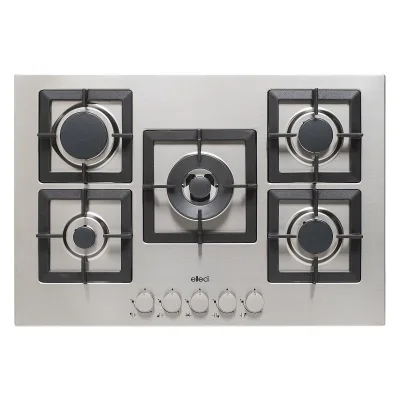 Elleci Piano cottura a gas PLANO 75 PIAP751INCS finitura IN inox da 75 cm