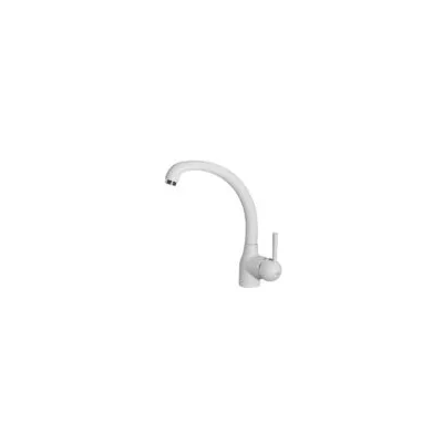 Elleci Miscelatore monocomando con canna girevole PO MGKPO68 finitura G68 bianco