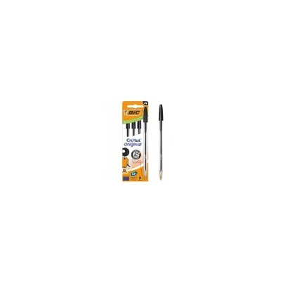 BIC CF4 CRISTAL MED NERO 1MM 516335