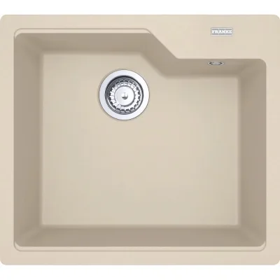 Franke: Lavello una vasca Vasche Sopratop Urban UBG 610-50 114.0686.792 finitura fragranite avena da 56x50 cm