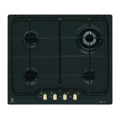 PRONTA CONSEGNA - Electrolux | Piano cottura a gas Soft PN640RUV finitura nero da 60 cm