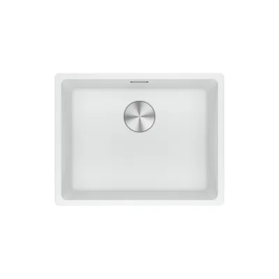 PRONTA CONSEGNA - Franke: Lavello una vasca Vasche Sopratop Maris MRG 610-52 114.0661.662 finitura fragranite bianco da 56x44 cm