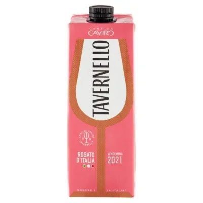 Tavernello vino rosato brik 1 l