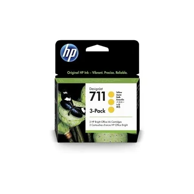 CARTUCCIA ORIGINALE HP Designjet T120 CZ136A HP 711 3PZ GIALLO