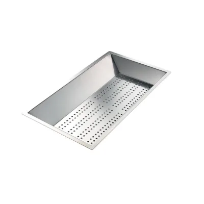 Foster Vaschetta forata 8151 000 finitura acciaio inox da 38x21.5 cm