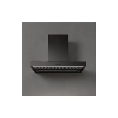 Falmec Cappa a parete Plane No-Drop finitura nero da 90 cm - 800 m3/h