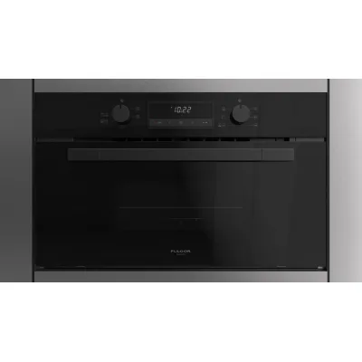 Fulgor Forno microonde FUGMO 7505 MT GBK finitura vetro nero da 75 cm