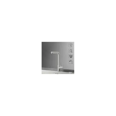 Elleci Miscelatore monocomando con canna girevole e doccetta estraibile TRAIL PLUS MGKTRP78 finitura G78 espresso