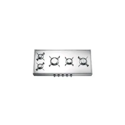 Alpes Piano cottura ribaltabile a gas R 100/5G in acciaio inox da 99.5 cm