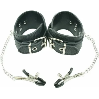 Mokko fetish Manette Premium rosse e nere cuffs bondage sadomaso