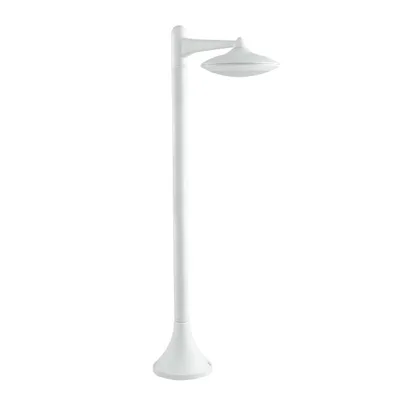 Paletto LED bianco in alluminio 12w 1300lm 4000k ip44 91x29cm