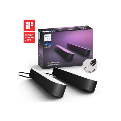 PHILIPS LIGHTING PHL HUEPLAY BASE+ALIMEN 2PZ NERO 915005733901