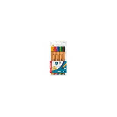 STABILO AST10 FINELINER POINT 88 COL ASS 8810