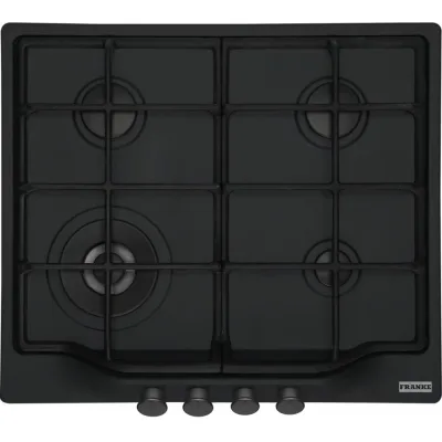 PRONTA CONSEGNA - Franke: Piano cottura a gas Country 600 FCH 604 3G TC C 106.0691.511 finitura black matt da 59 cm