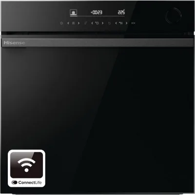 PRONTA CONSEGNA - Hisense Forno multifunzione con vapore da incasso BSA66346ADBGWIFI finitura nero da 60 cm
