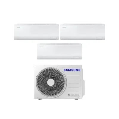 Climatizzatore Condizionatore SAMSUNG Trial split inverter serie CEBU S2 Da 7000+9000+9000 Btu con AJ068TXJ3KG R-32 WI-FI INTEGRATO 7+9+9 A++/A+