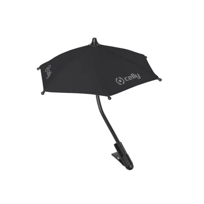 CELLY ZERO UMBRELLA FOR SMARTPHONE BLACK ZEROFEELBK