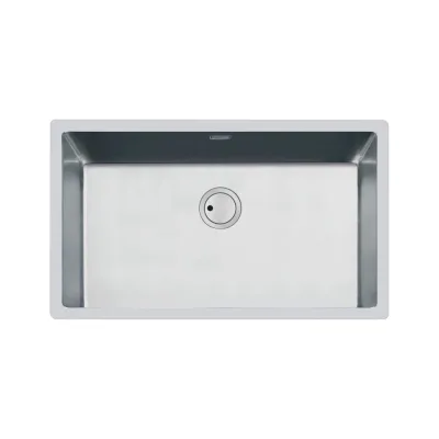 Foster Lavello una vasca 3357 050 finitura acciaio inox da 75x44 cm