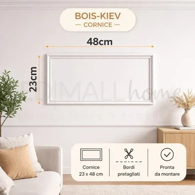 Kit Boiserie LEDMall Home Pronto da Montare con Bordi Pretagliati mod. KIEV