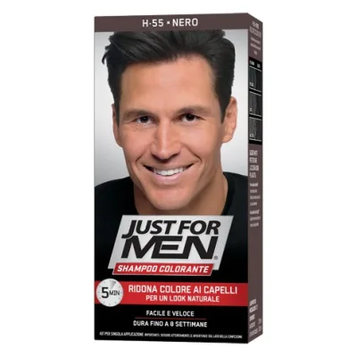 JUST FOR MEN SHAMPOO COLORANTE H55 NERO