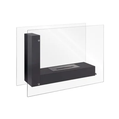 Caminetto Decorativo a Bioetanolo Qlima FFB 8060 Nero da Interno FFB8060BLK