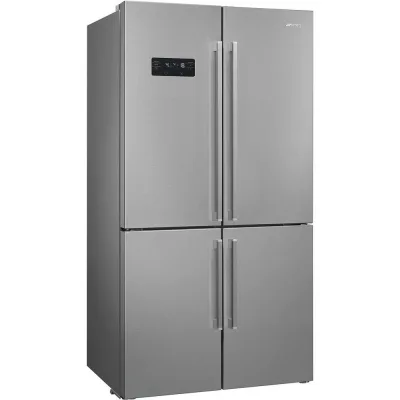 Smeg Frigorifero side by side 4 porte a libera installazione FQ60XDE finitura inox da 91 cm - IN PROMOZIONE FINO AL 30/06