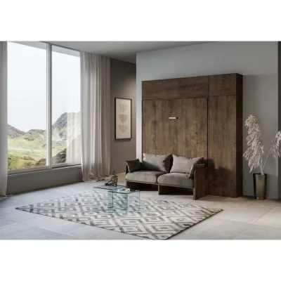 Itamoby Letto matrimoniale a scomparsa Kentaro Sofà con mobili da 234x215(105) cm