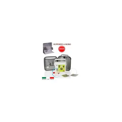 Defibrillatore SemiAutomatico SMARTY SAVER PLUS SM3 con Supporto a Muro "OMAGGIO"