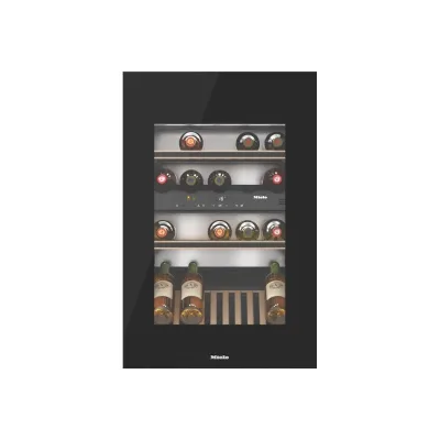 Miele Cantinetta vino da incasso KWT 6422 iG-1 con vetro nero da 57 cm - RICHIEDERE PREVENTIVO