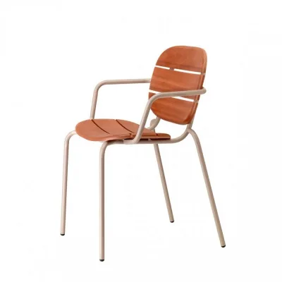 Scab Poltrona Si-Si Wood art. 2514 con struttura in metallo e scocca in legno - CON VOUCHER 15% NEL CARRELLO