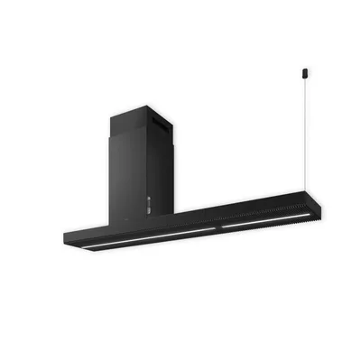 Elica Cappa aspirante a isola HAIKU ISLAND BLMAT/A/180 PRF0211338 finitura nero opaco da 180 cm - PROMO ATTIVA FINO AL 26/10