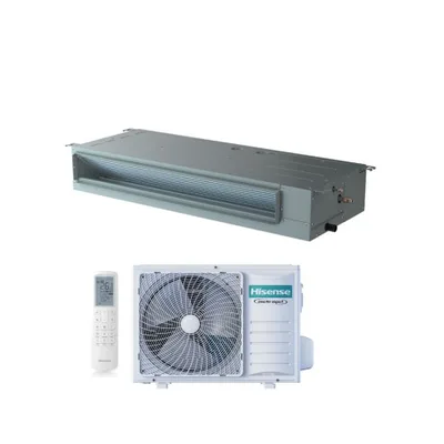 Climatizzatore Condizionatore Hisense Canalizzato Inverter Canalizzabile Serie Turbo 12000 Btu ADT35UX4RBL8 Wi-Fi Optional Classe A++