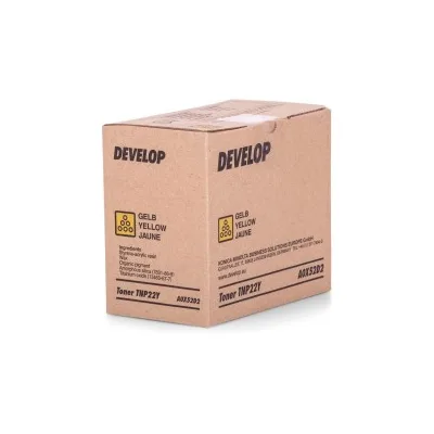 TONER ORIGINALE KONICA MINOLTA A0X5252 TNP22Y Bizhub C35 DEVELOP A0X52D2 INEO +35P GIALLO 6.000 COPIE