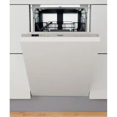 PRONTA CONSEGNA - Whirlpool Lavastoviglie slim a scomparsa totale da incasso WSIC 3M27 da 45 cm